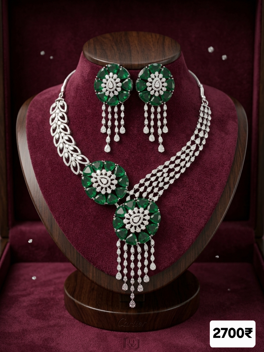 AMERICAN DIAMOND PARTY NECKLACE