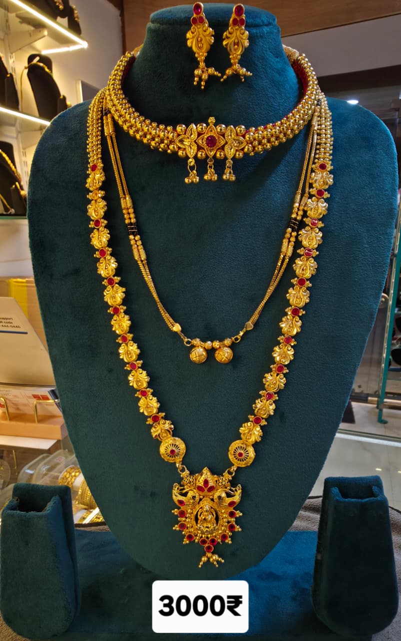 Royal Maharashtrian Long Haar Set - Exclusive Jewellery Collection at J K Novelties Pune